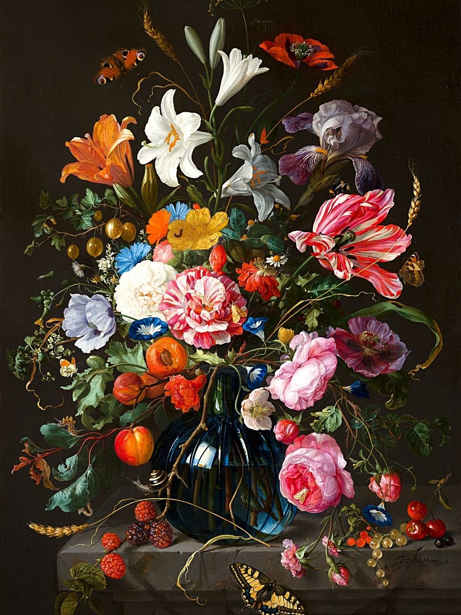 Depiction of Flowers in Art and Paintings