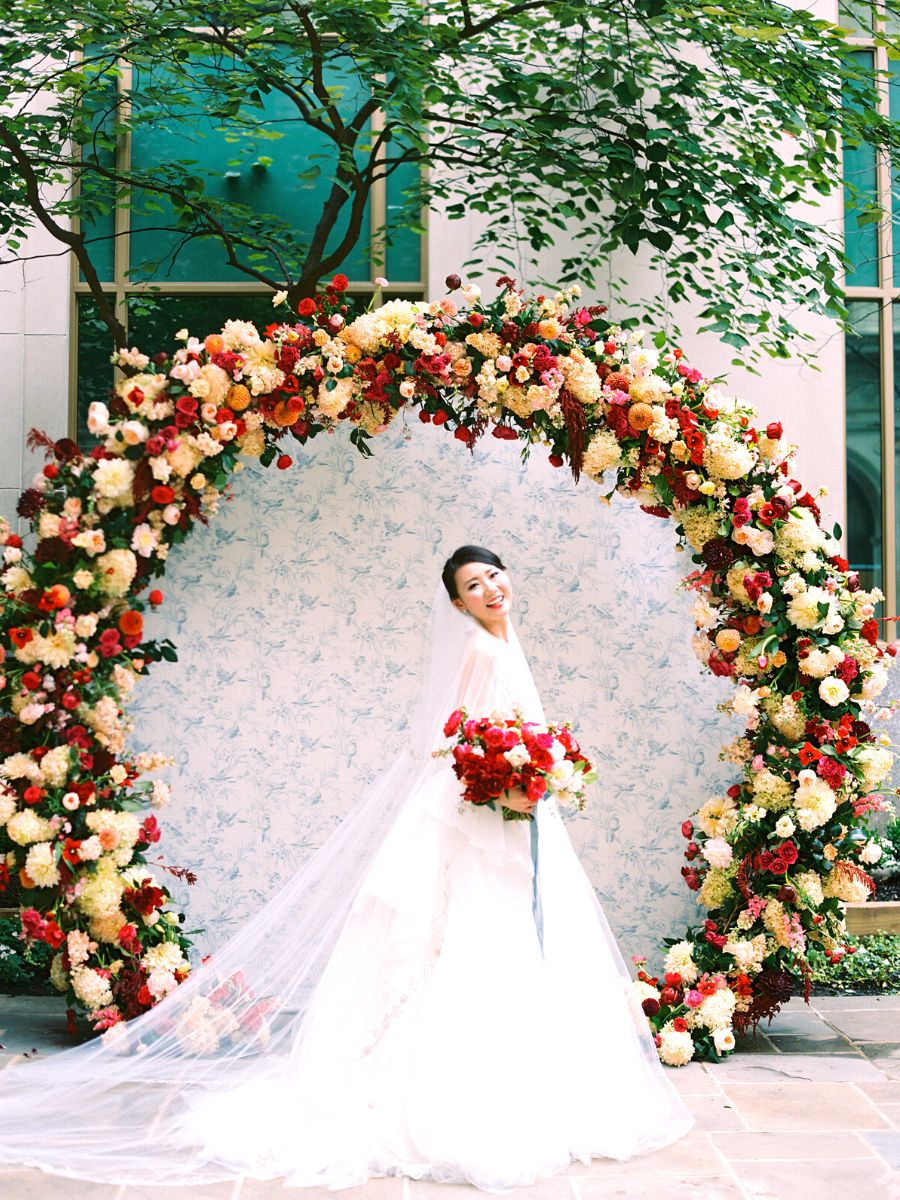 A stunning colorful floral display by Holly Chapple