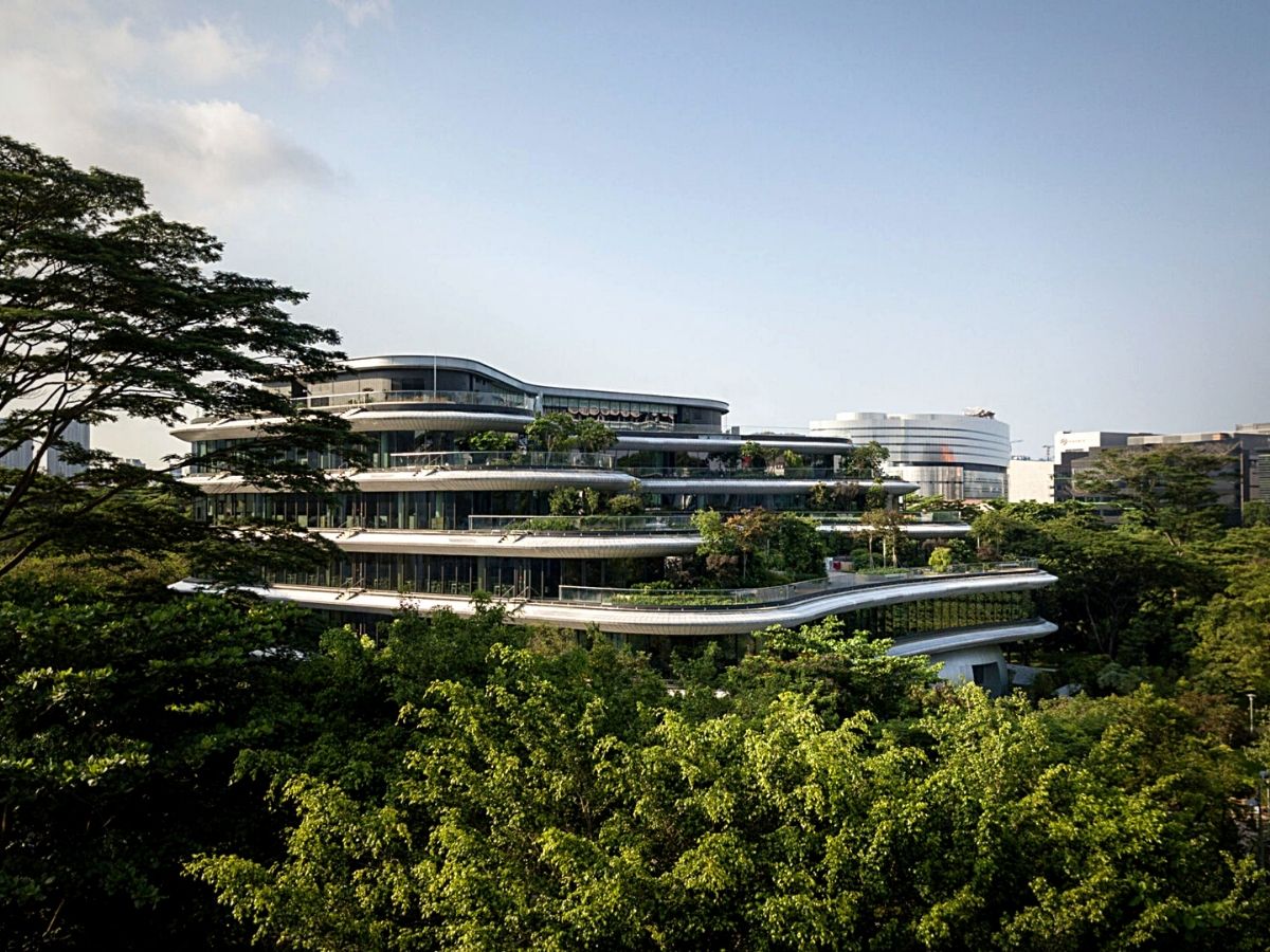 ​Eric Parry Architects biophilic office building for Wilmar