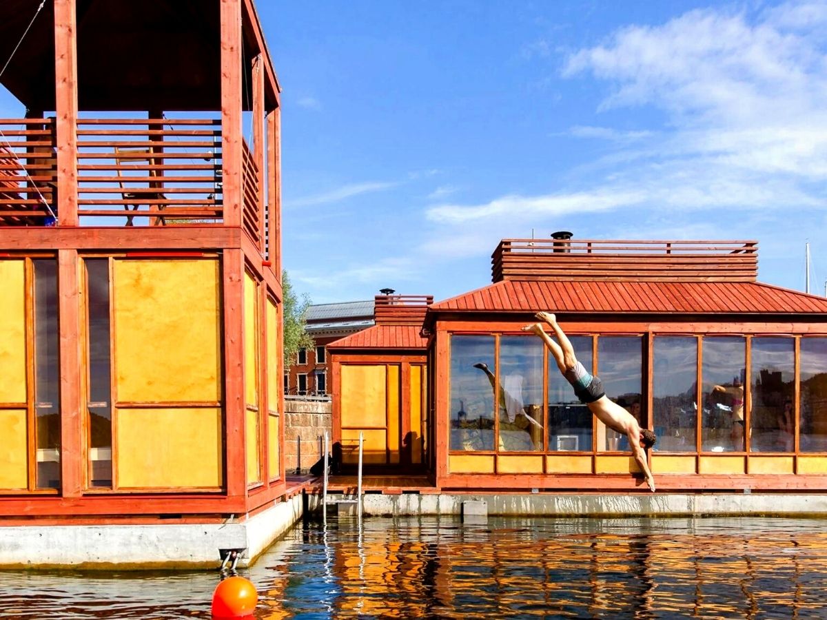 Floating sauna in Oslo