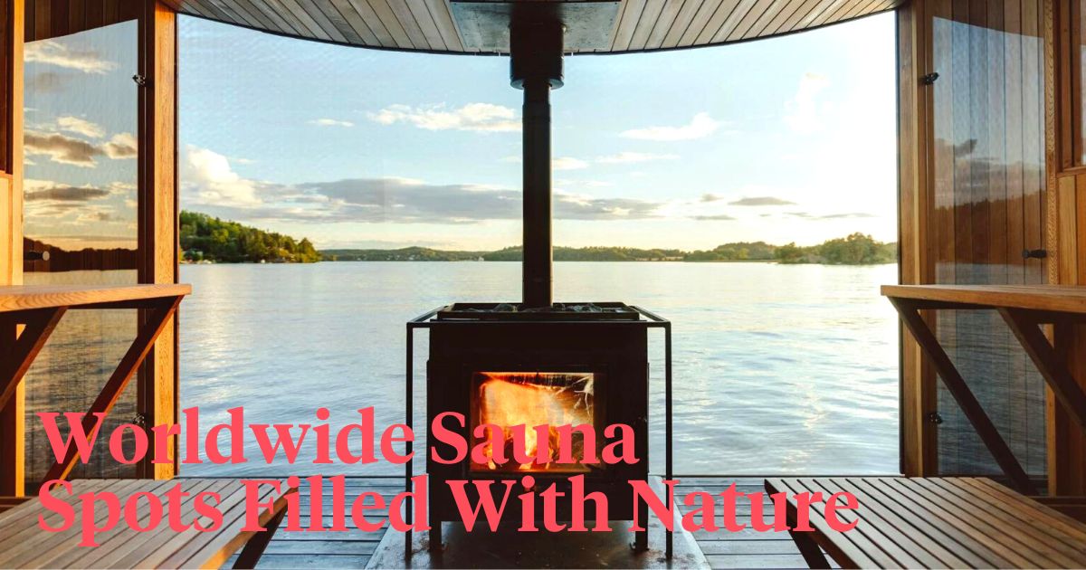 Sauna with a view of the lake