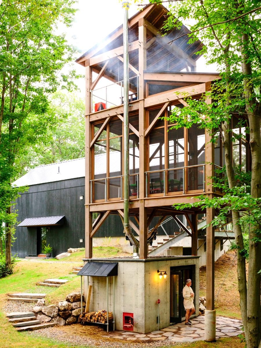 Sauna Tower in the US