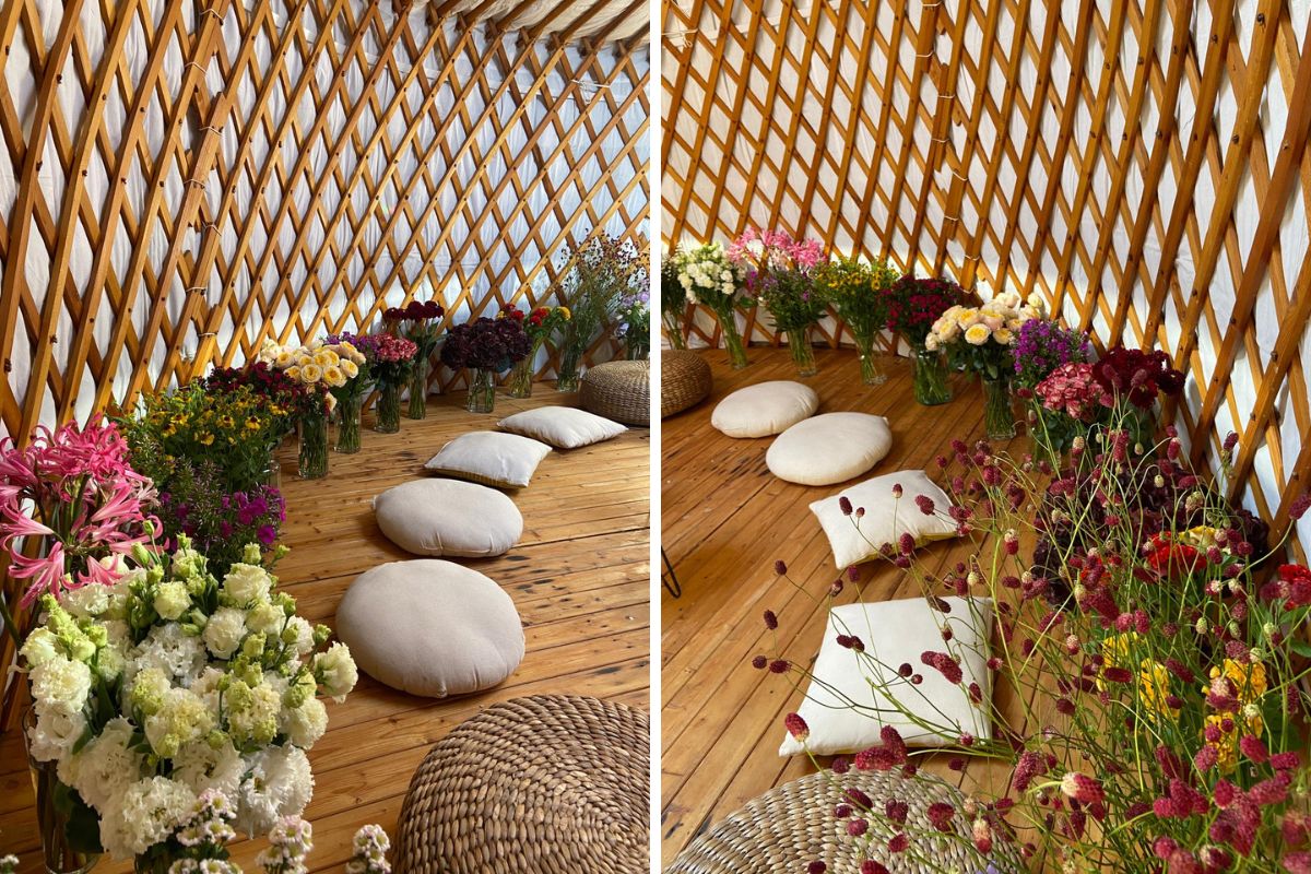 Flower Yurt by Lucinda Maria
