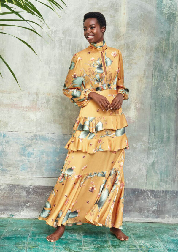 H&M Yellow Long Dress Article on Thursd