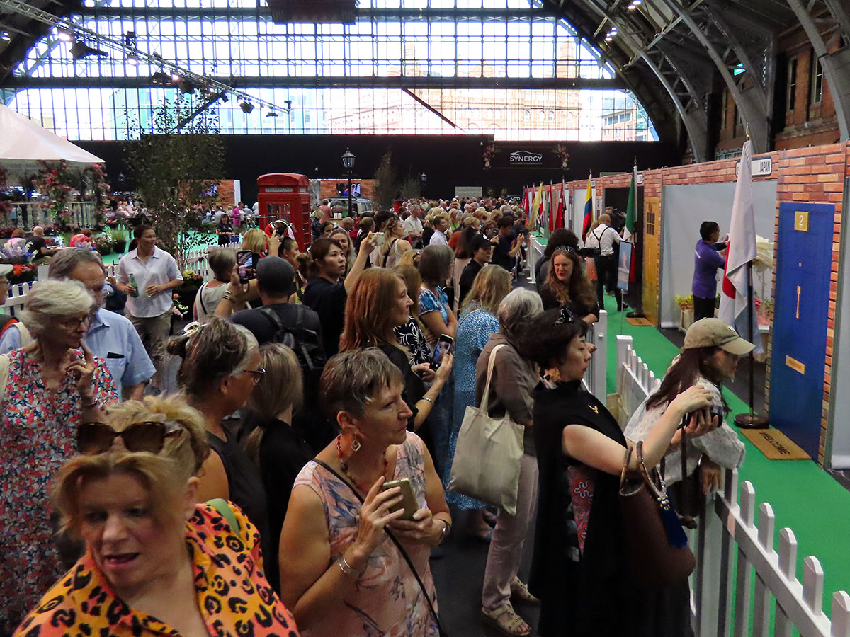 Interflora World Cup Village Green booths