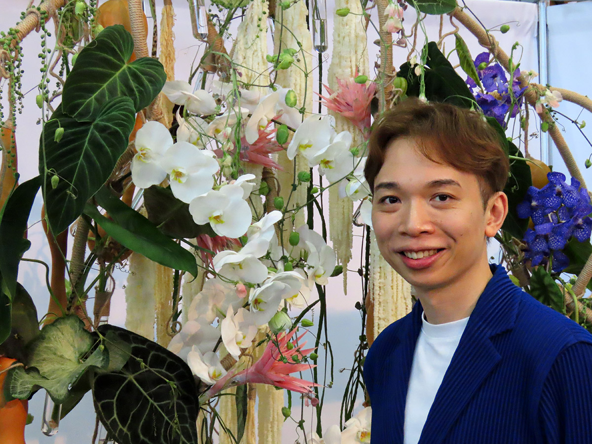 Interflora World Cup Solomon Leong design