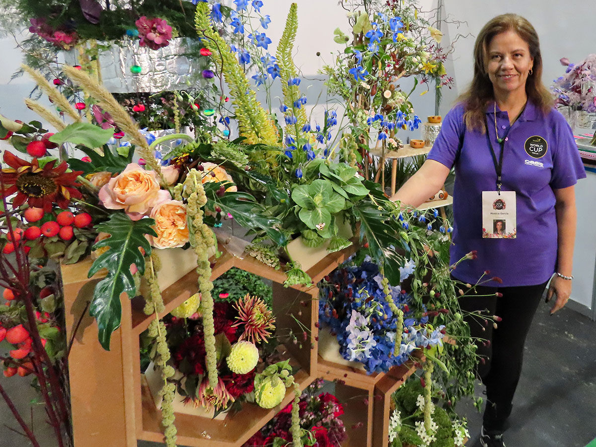 Interflora World Cup Monica Garcia design