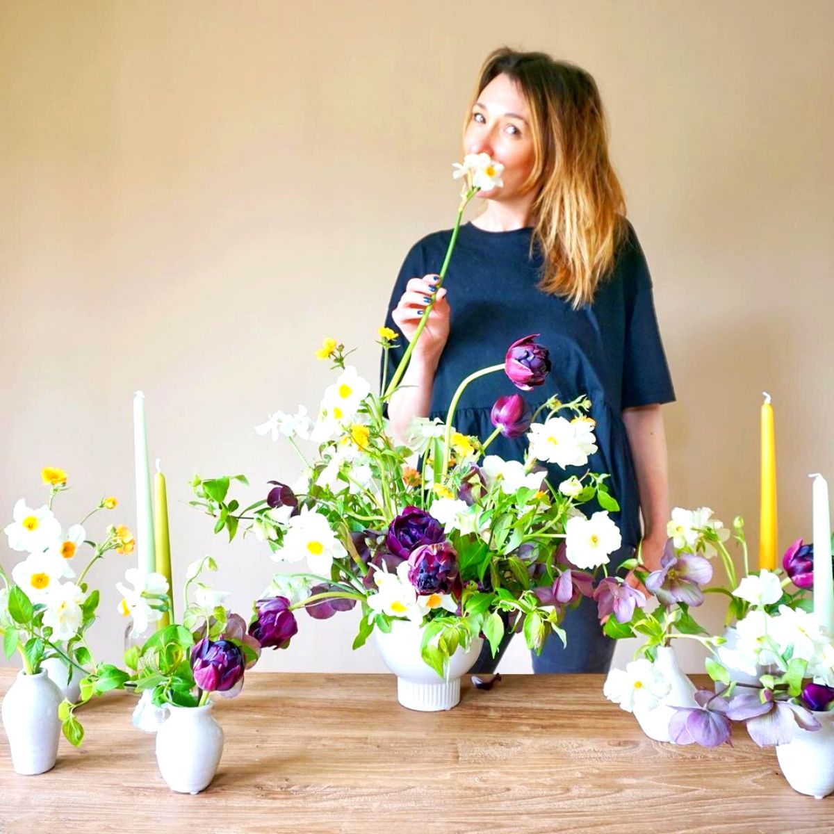 Rachel Husband adores working with flowers