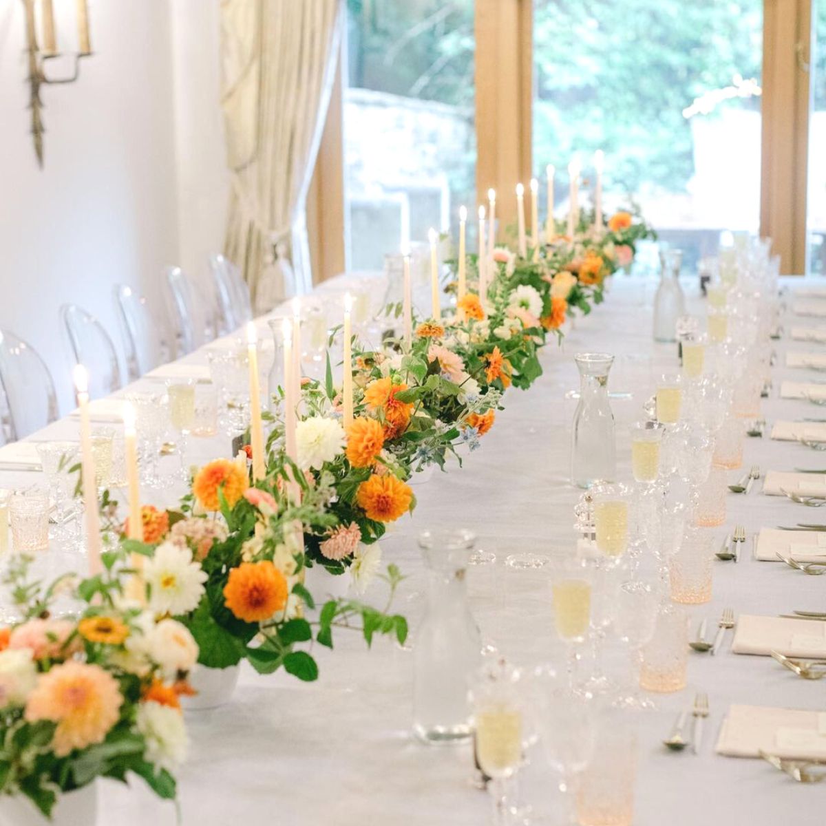 Wedding flower decoration by the Rose Shed