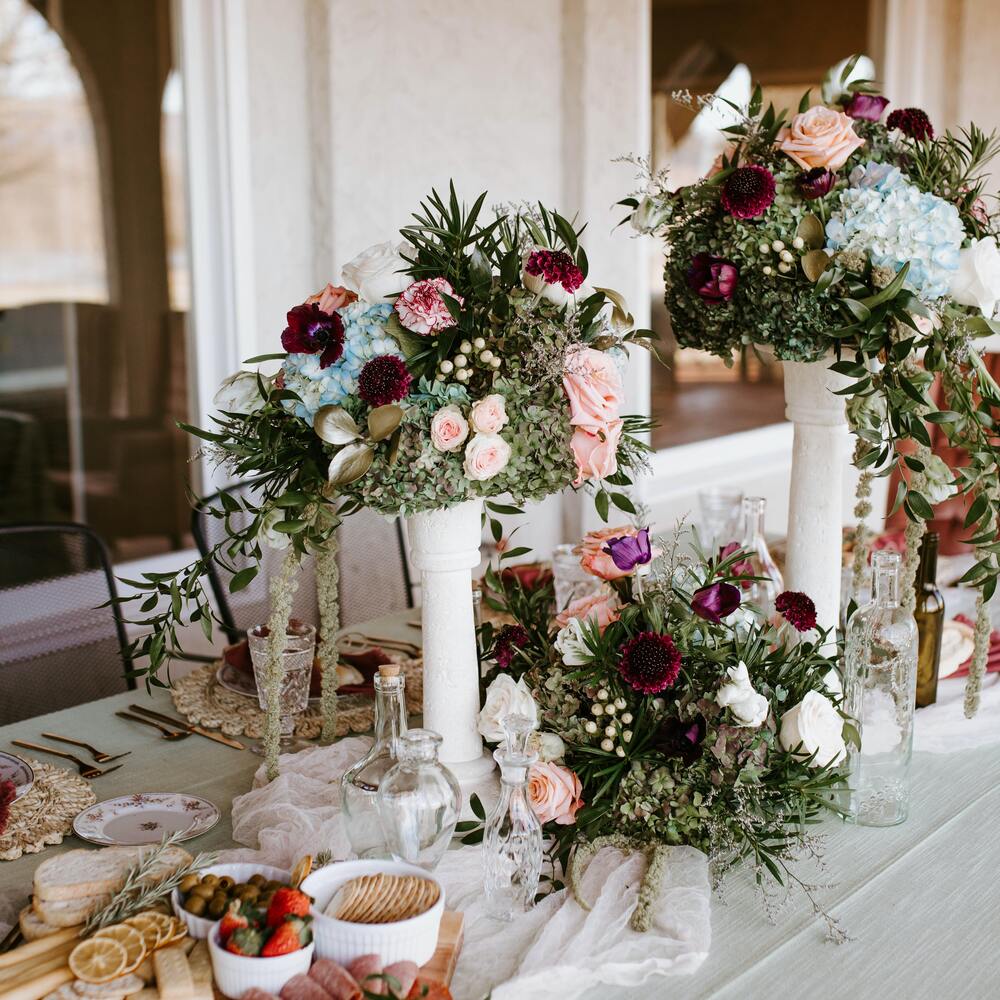 floral design at hotel