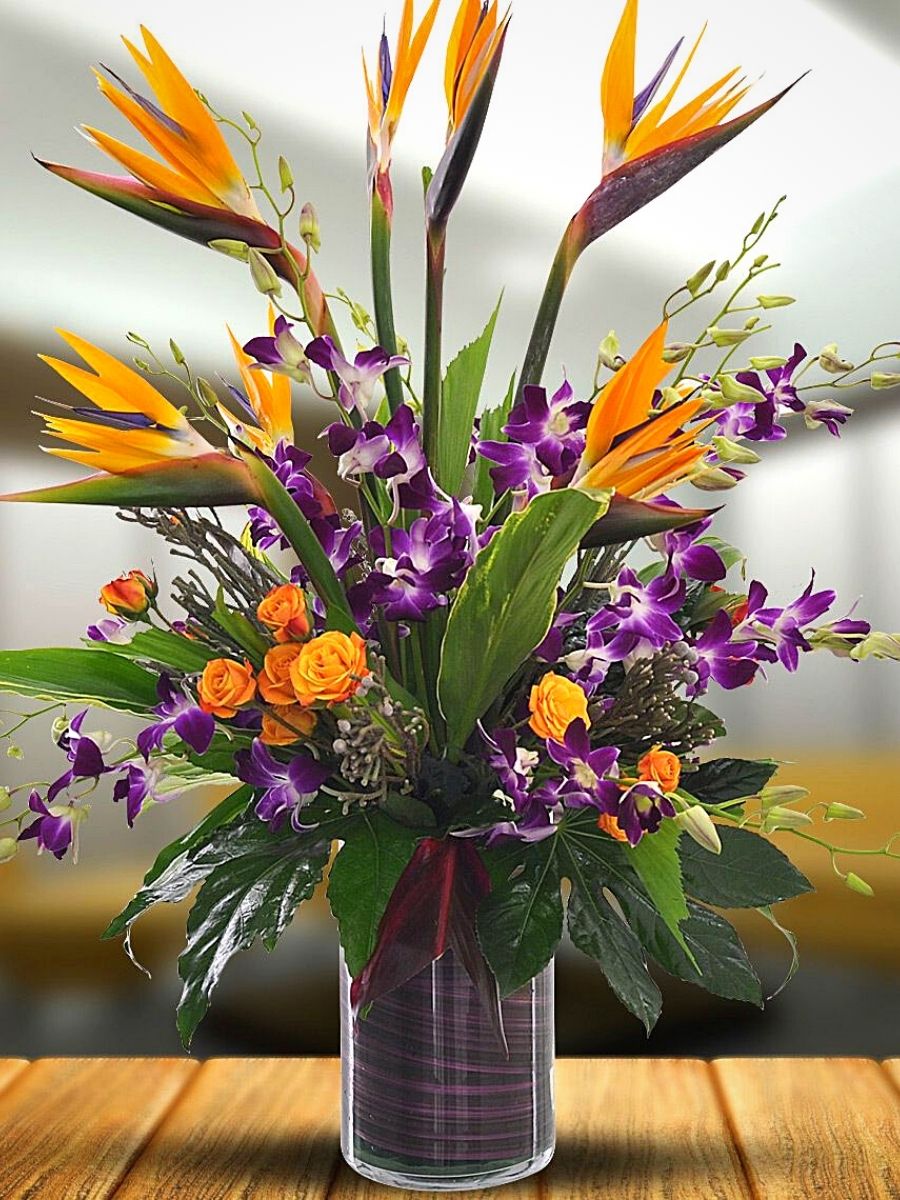 Bird of Paradise in Floral Compositions