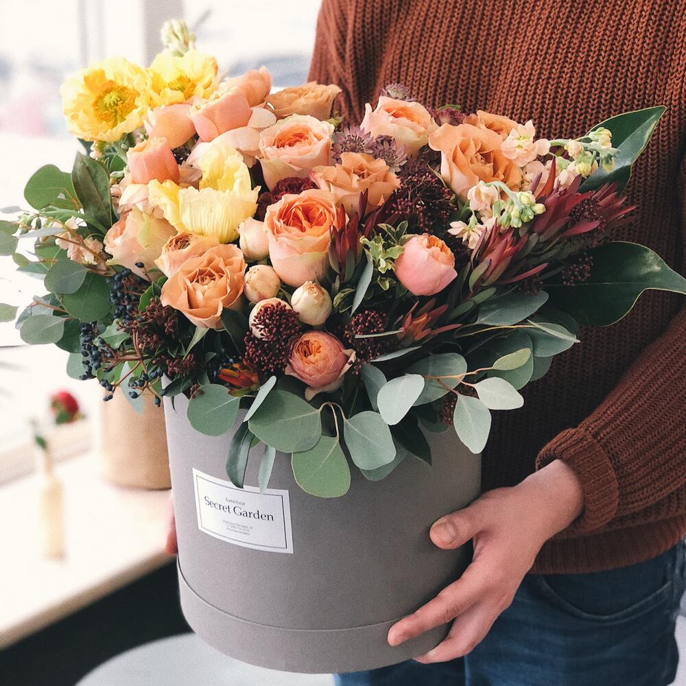 Wedding Bouquet with multicolor flowers