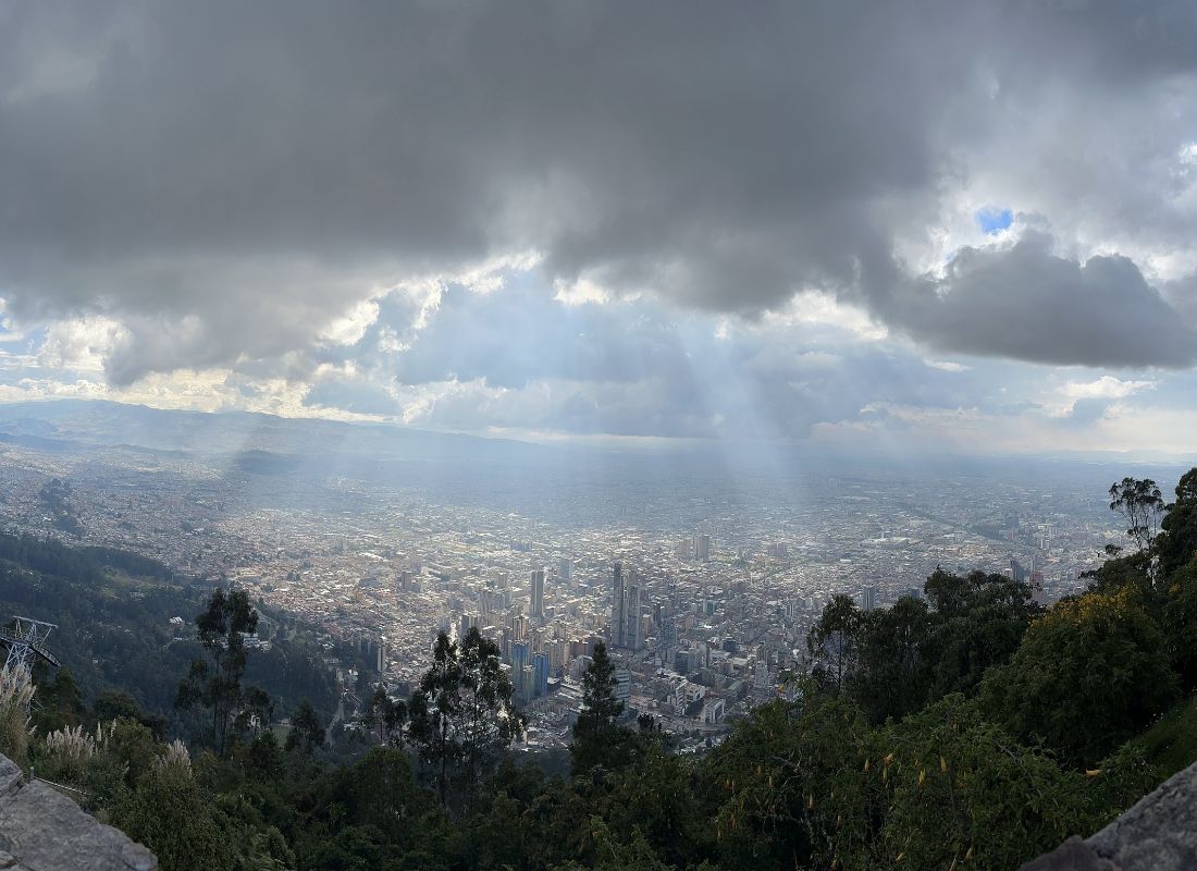 Bogota as seen from Monserrate