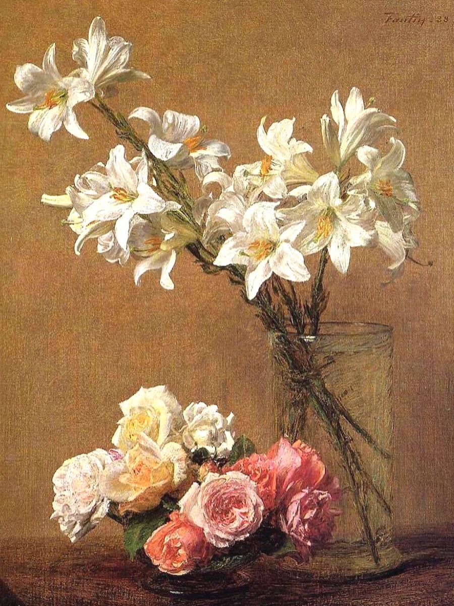 Famous paintings outlet of flowers