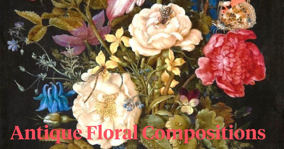 Antique floral compositions header