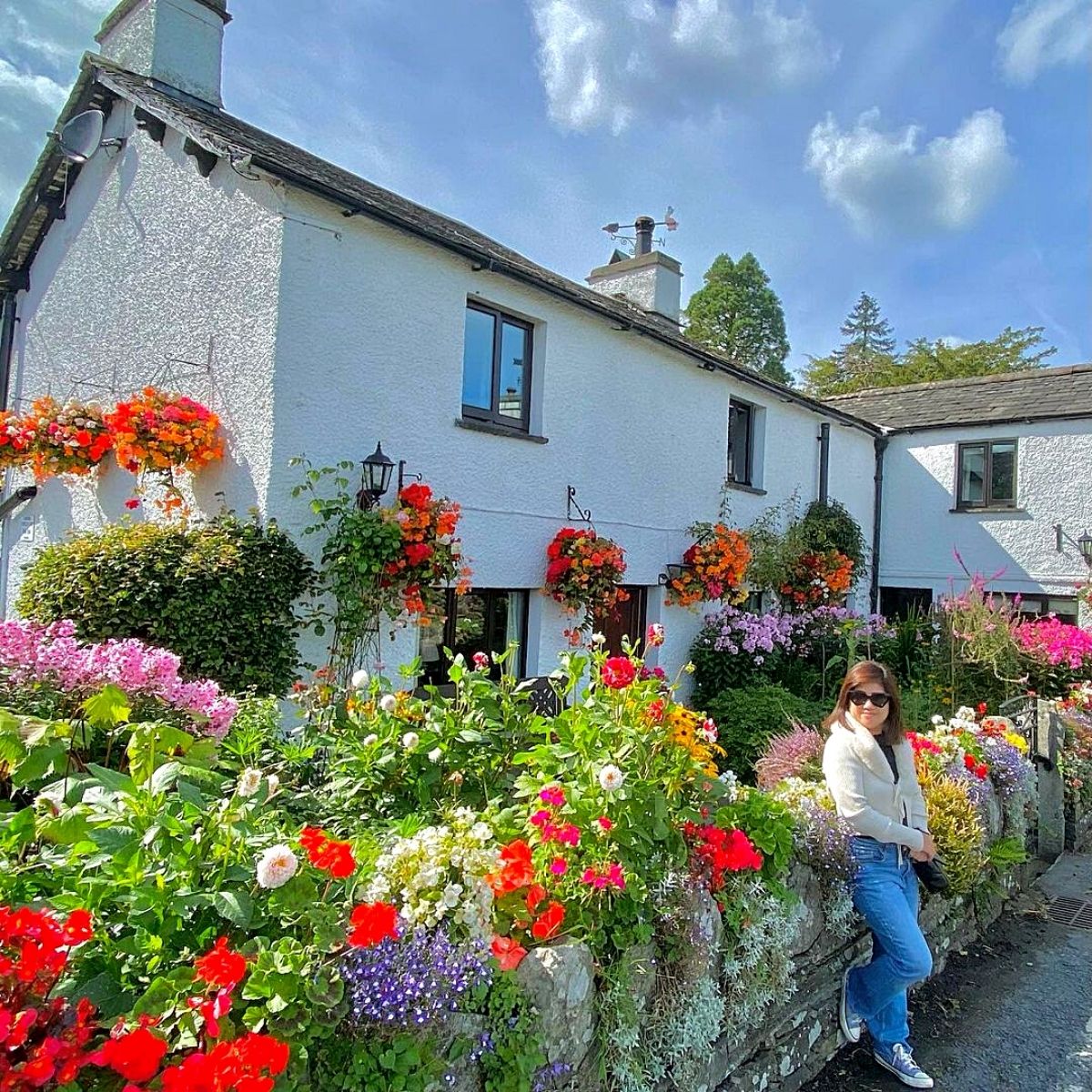 Whimsical and charming cottage garden