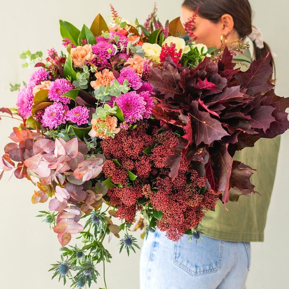 Fall floral design by Colvin team