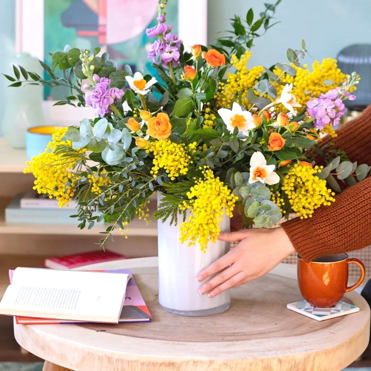 The perfect flower arrangement for a table center