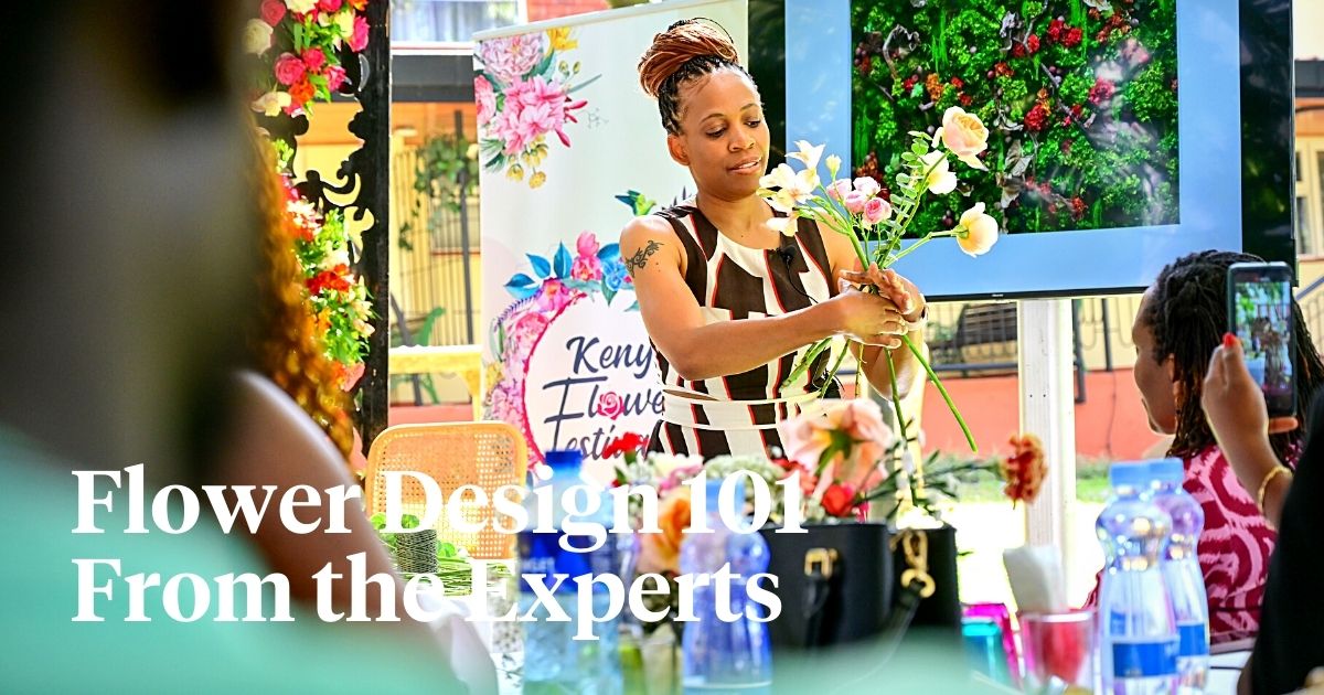 Kenya Flower Festival offers flower design and arrangement masterclasses.