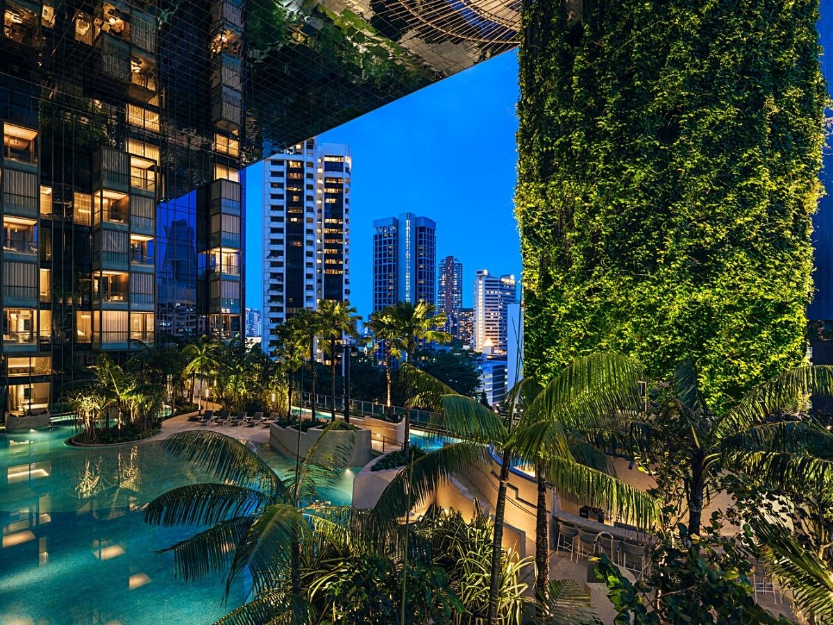 Singapore's Pan Pacific Orchard Brings Nature Inspiration to Architecture