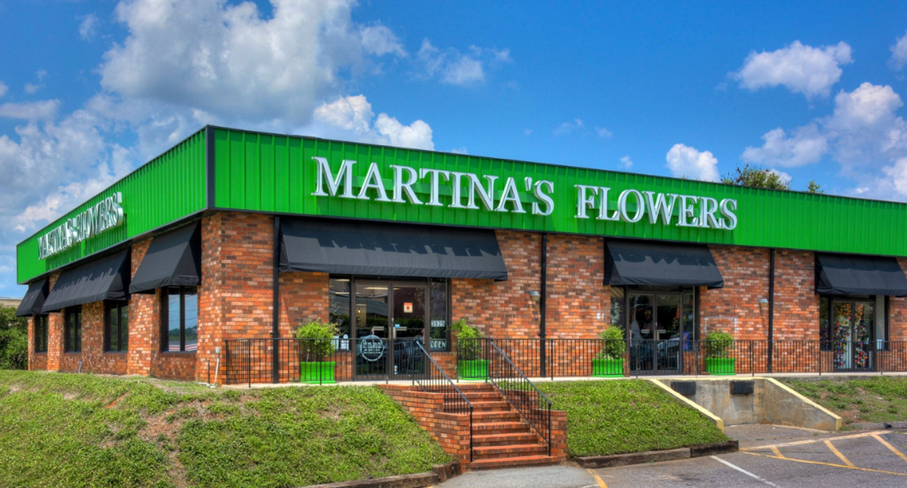 Martinas Flowers and Gifts florist on Thursd header