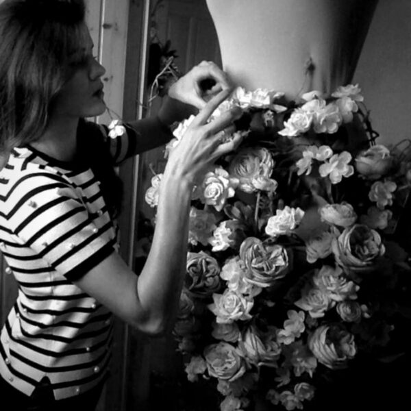 Laure Bouttecon Designing a Floral Dress on Thursd