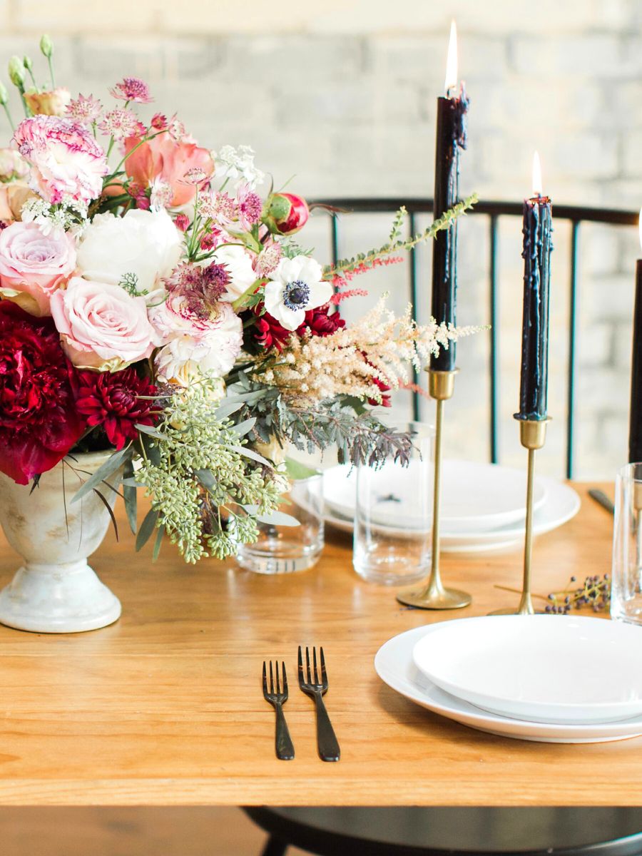 Perfect holiday arrangement for table center