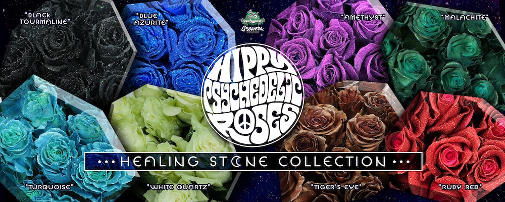 Out-of-This-World Intergalactic Flower Art by Blumenhaus Denver Hippy Psychedelic Roses