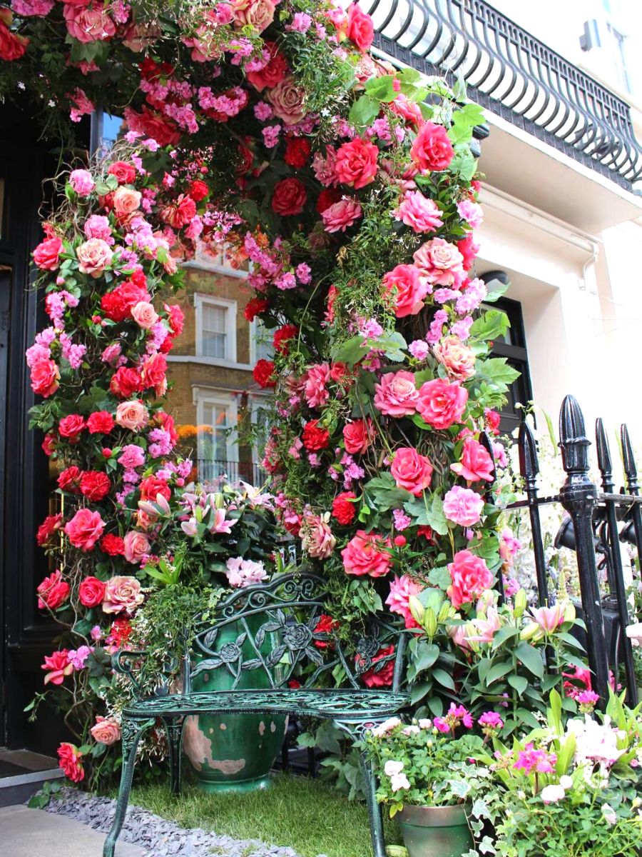 Neill Strain Belgravia Boutique with flowers