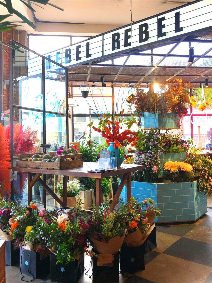 Rebel Rebel flower shop in London