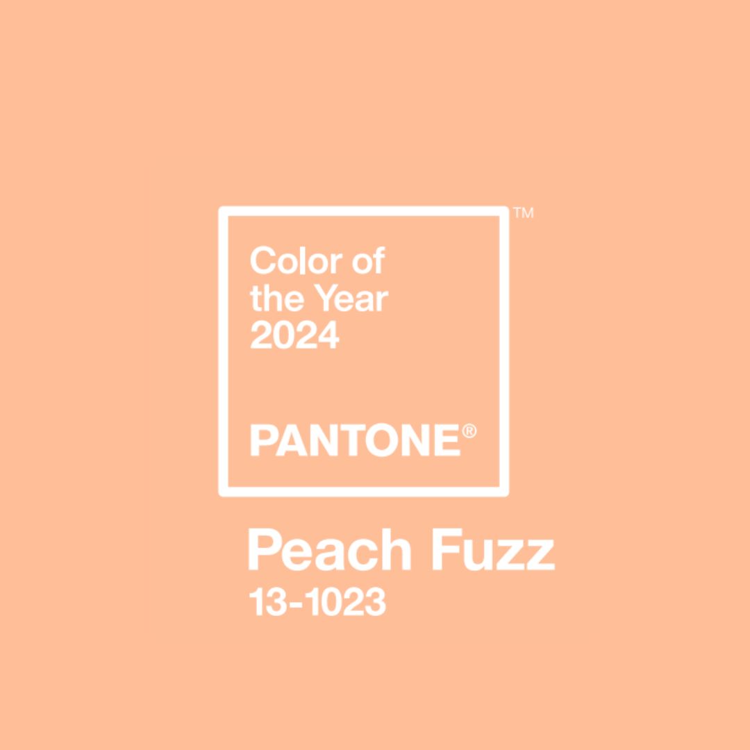 Pantone Color of the Year 2024 Peach Fuzz