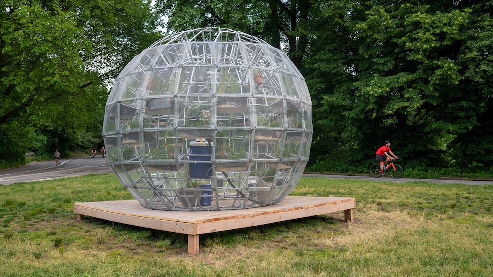 Mary Mattingly's Watershed Core Filters Rainwater in New York Public Art Installation