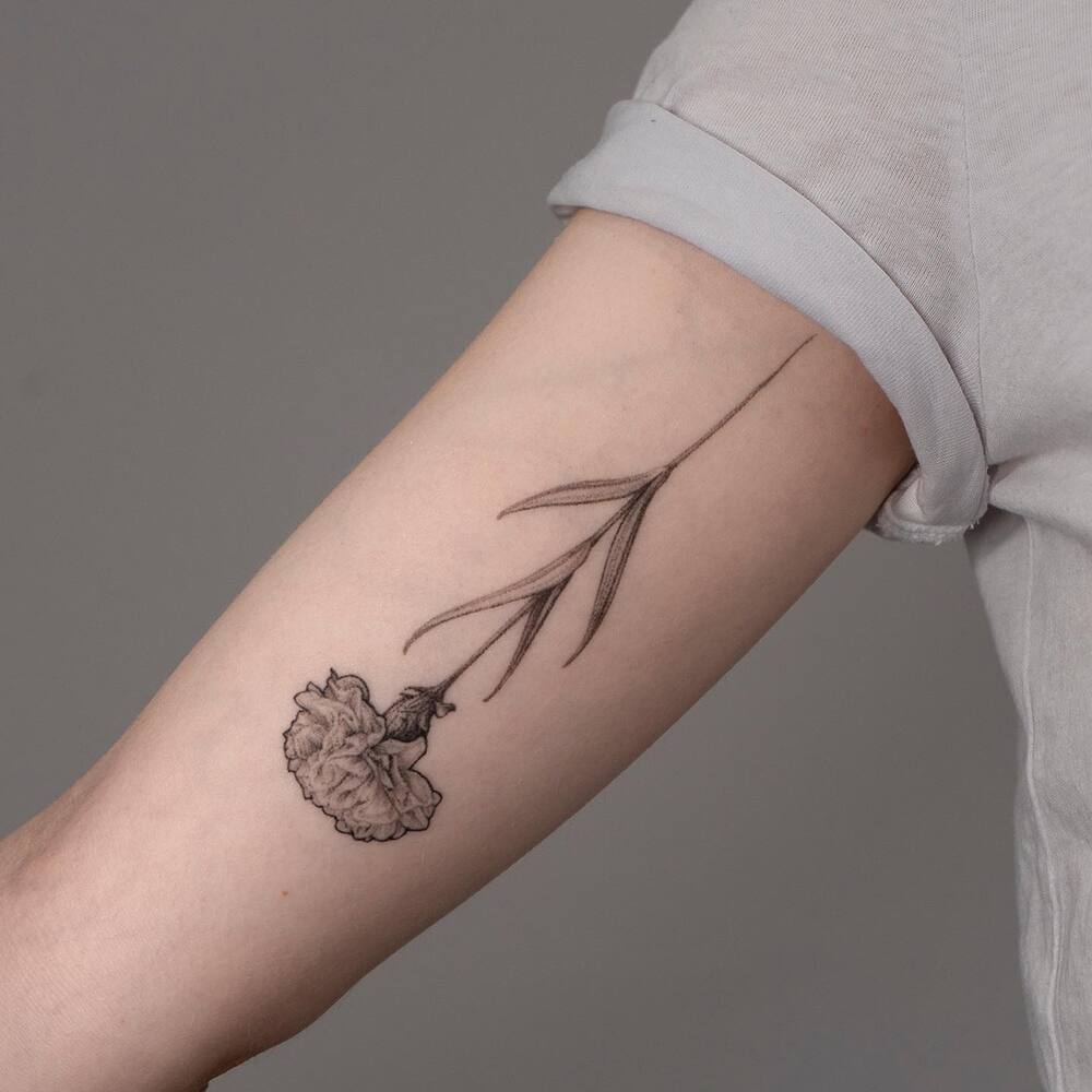 Snowdrop tattoo on the left inner forearm. | Tattoo fonts, Forearm tattoos, Small  tattoos