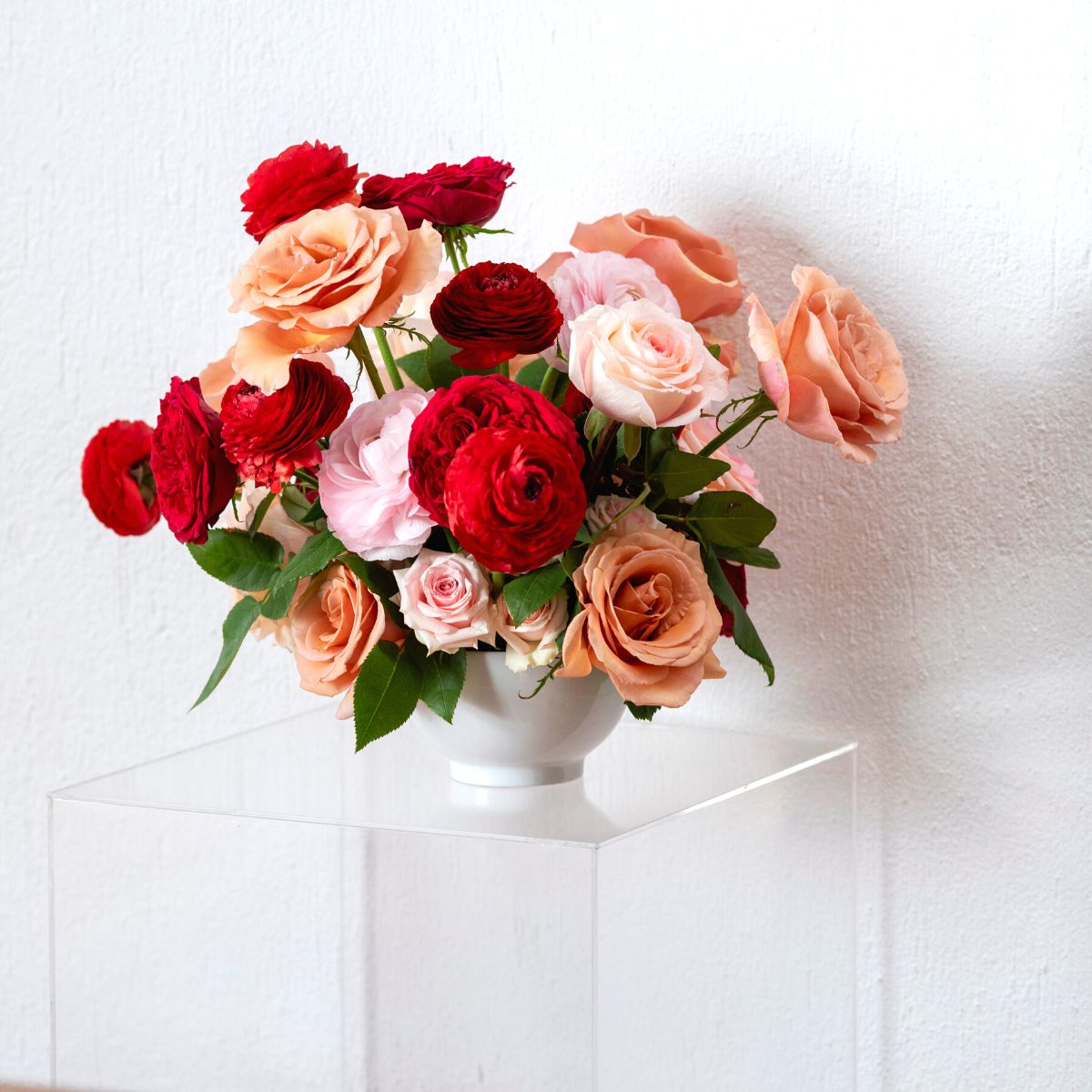 Colorful flower arrangement using Rosaprima flowers