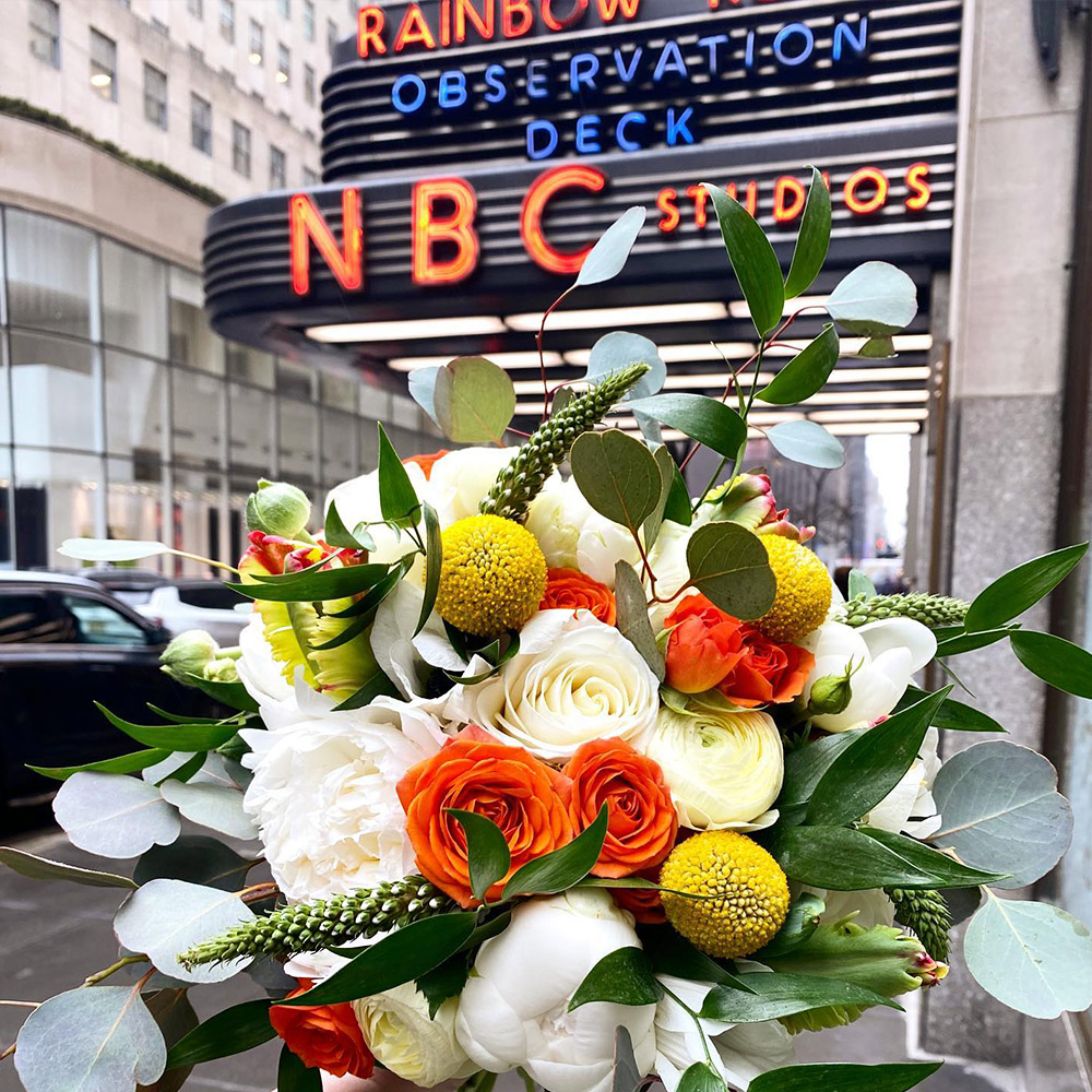 Flower Girl NYC bouquet at NBC