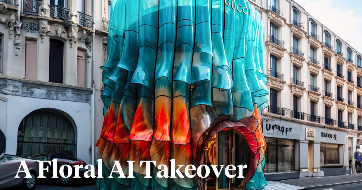 Floral takeover using AI by Hera Kim