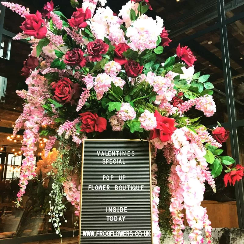 Valentines Day flower sales