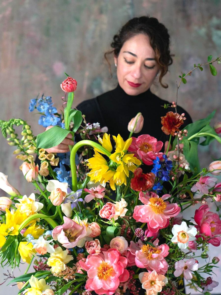 Kiana Underwood creating floral magic during the Pandemic