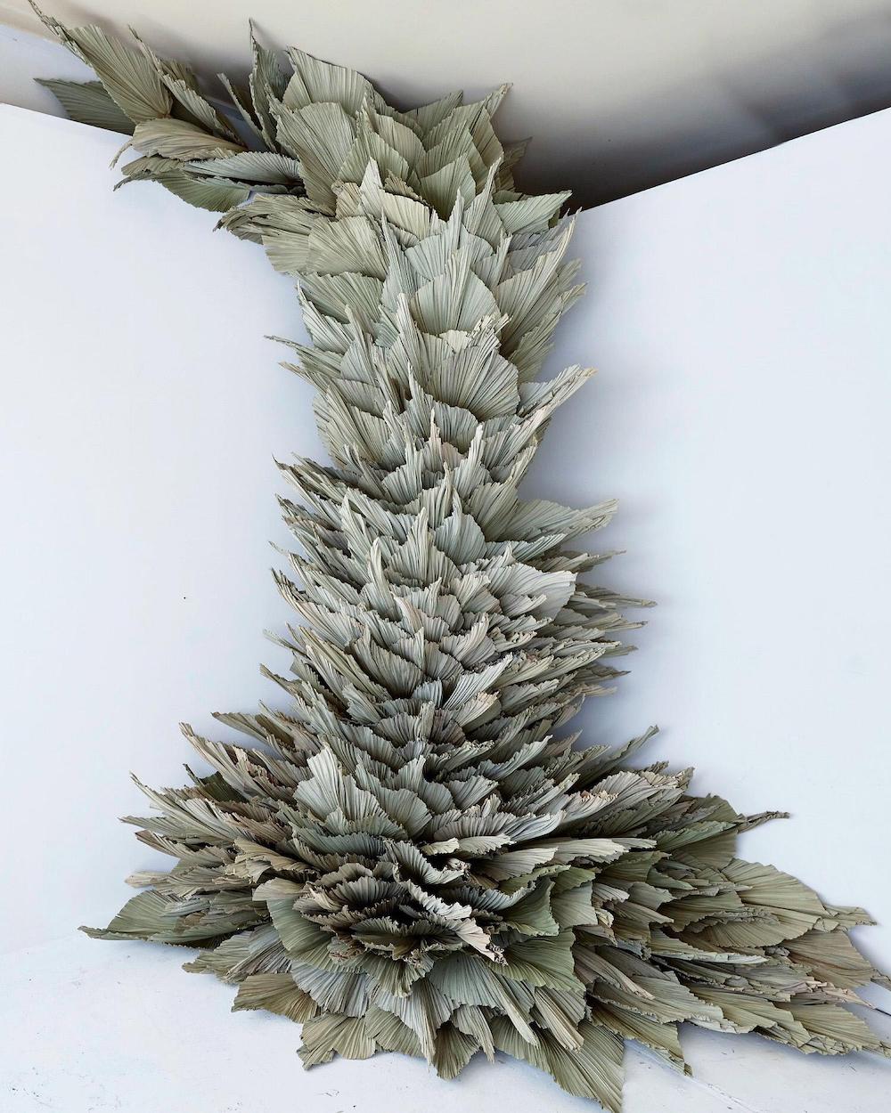 Loose Leaf - A Studio Full of Natural Materials and Sculptural Artworks Floral Installation