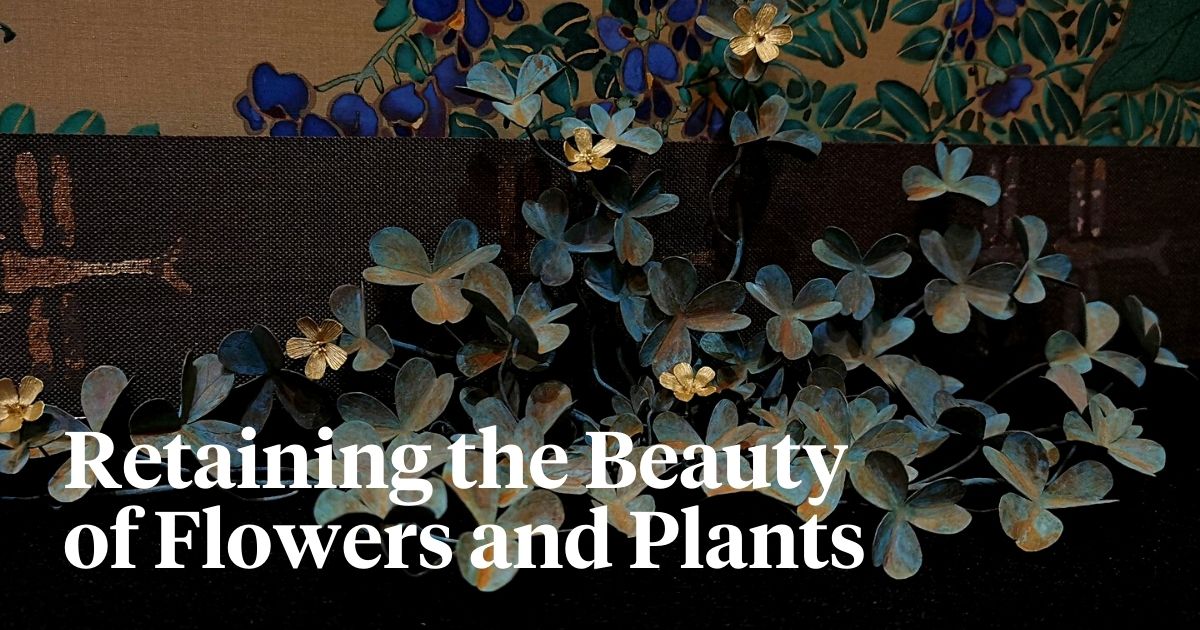 Shota Suzuki's Metallic Botanical Creations Crafted From Nature