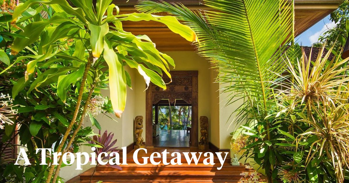 Tropical house getaway