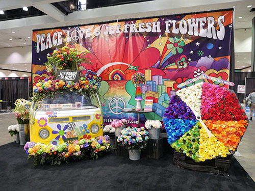 Jet Fresh display at World Floral Expo 2016