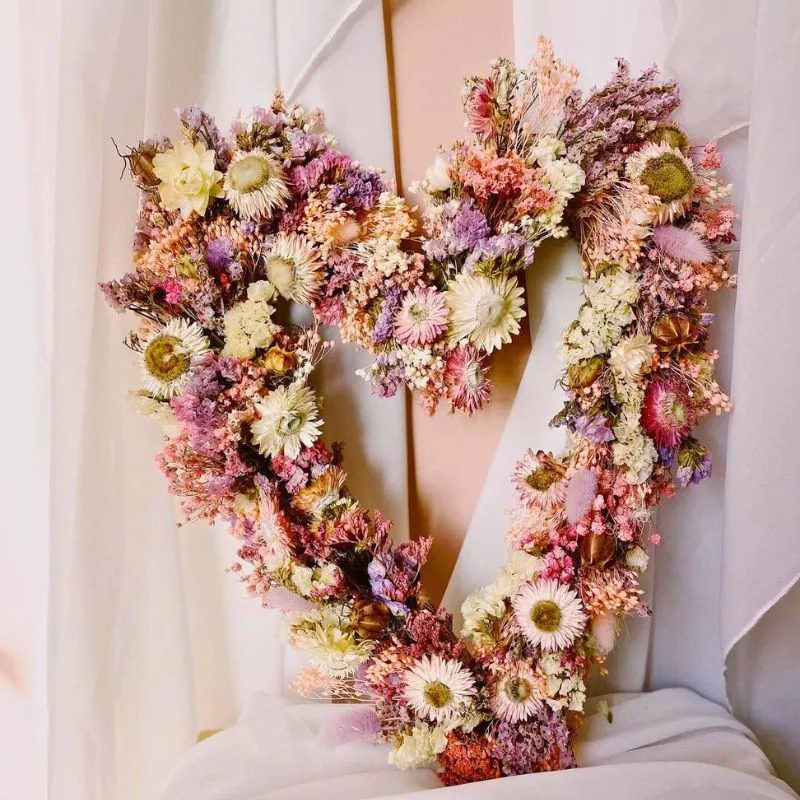 Vday floral wreaths