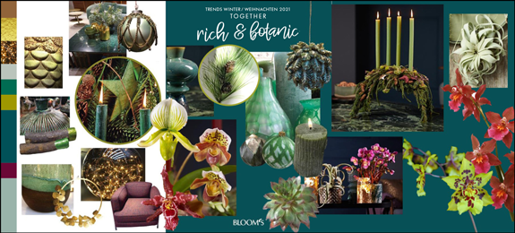 Trendthema Rich+Botanic - Bloom's Winter Christmas Trends 2021 - Bloom's article on Thursd
