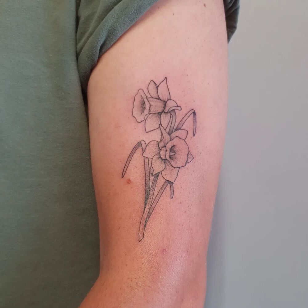Daffodils Tattoos art