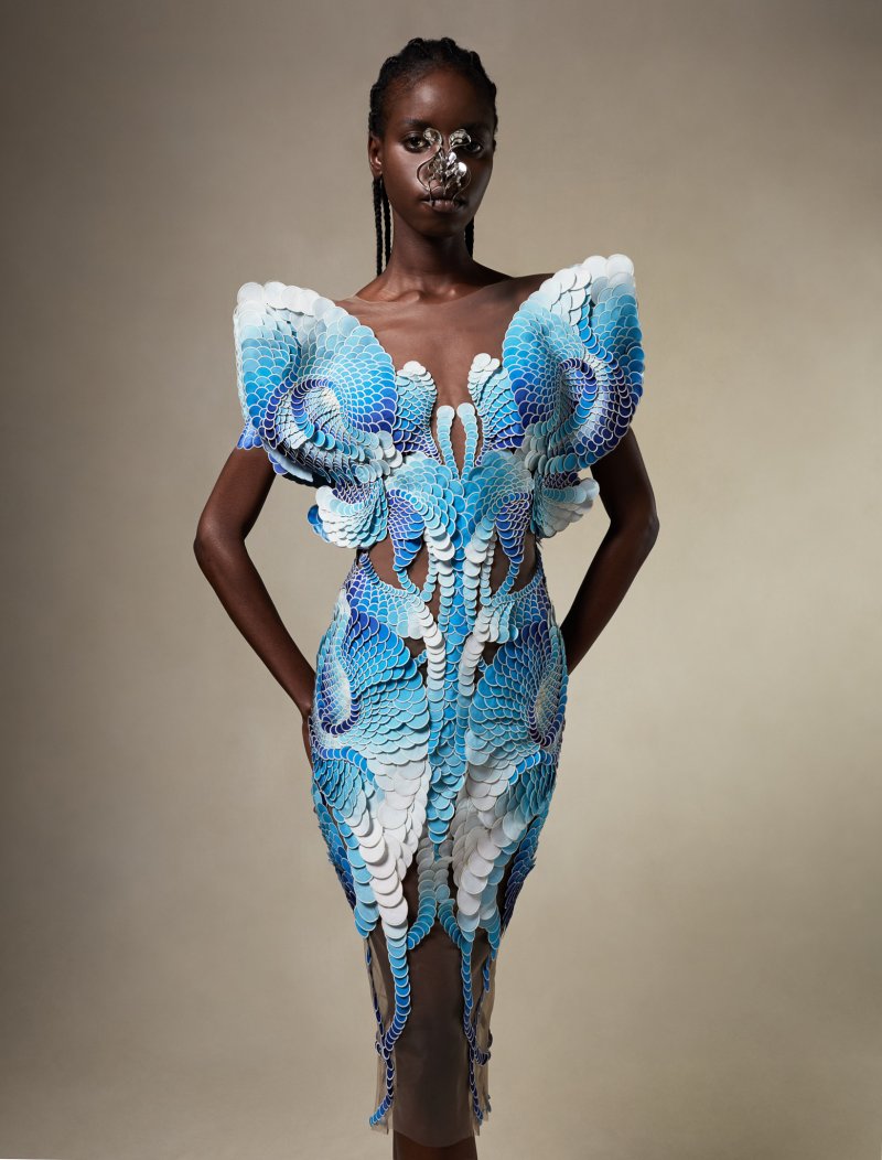 Iris van Herpen Recycles Plastic Waste into Sculptural Garments Sustainable Dress