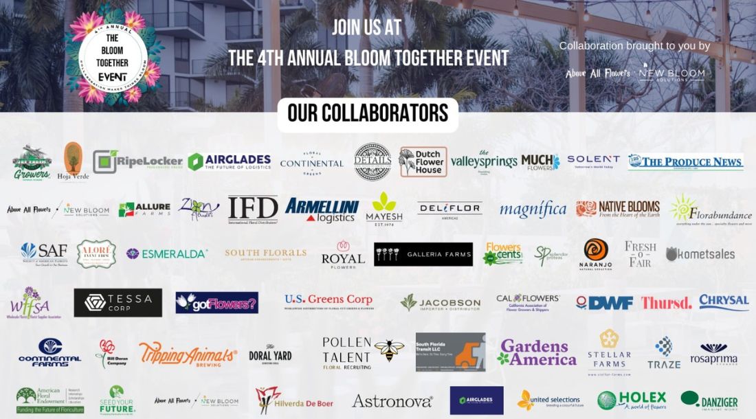 Collaborators for the Bloom Together Event