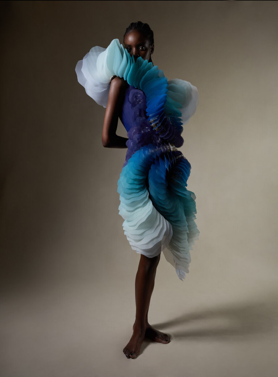 Iris van Herpen Recycles Plastic Waste into Sculptural Garments Sustainable fashion