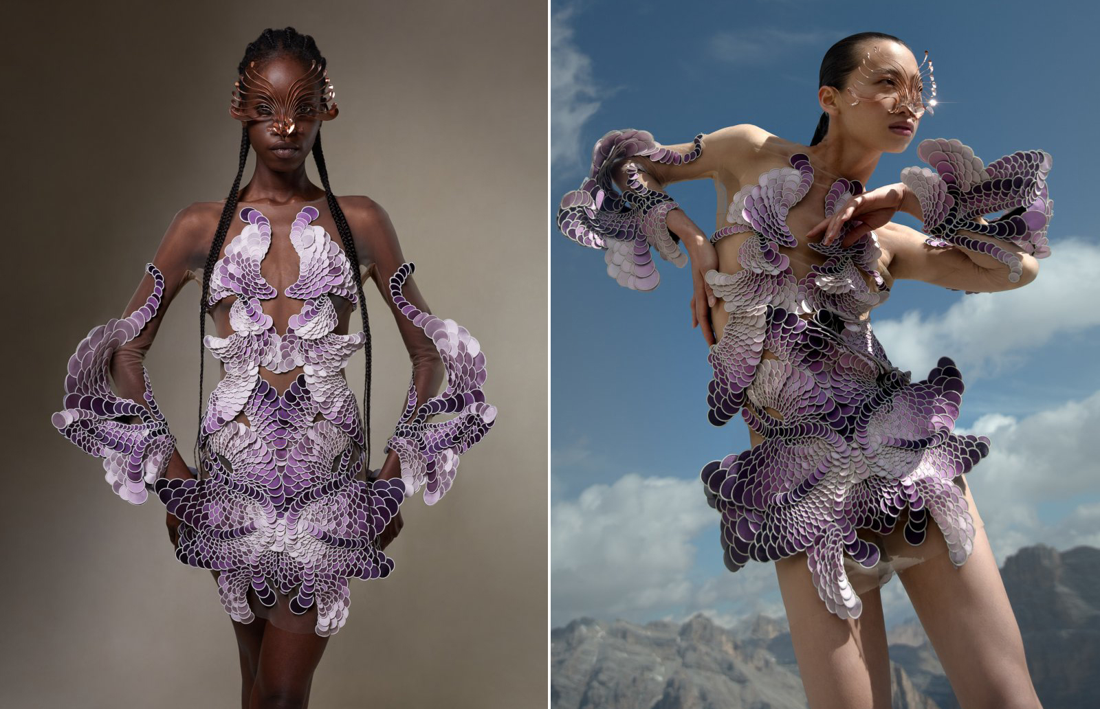 Iris van Herpen Recycles Plastic Waste into Sculptural Garments - Articl