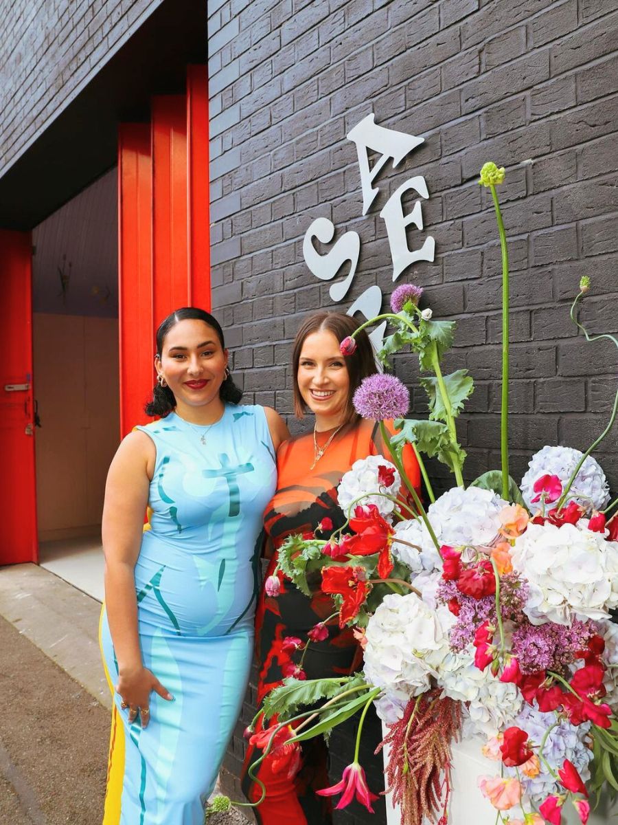 Iona Mathieson and Romy St Clair female floral designers
